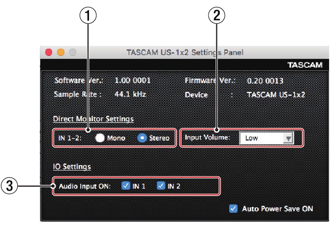 Mac Settings Panel