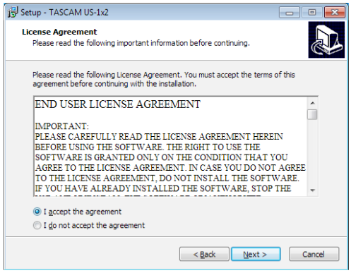 Procedures voor de installatie van de speciale Windows-software Stap 2
