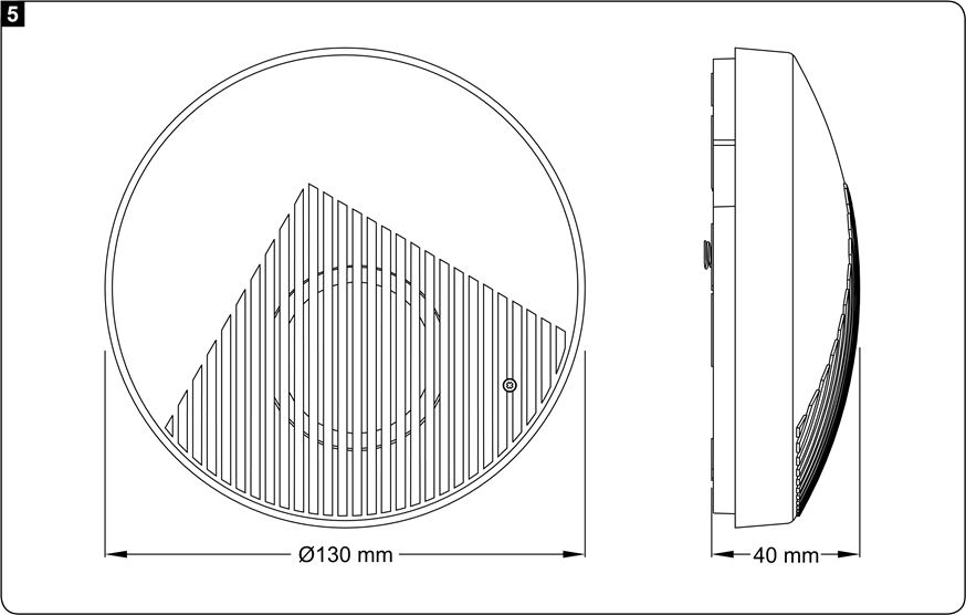Sirene afmetingen