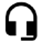 Headset met microfoon aangesloten