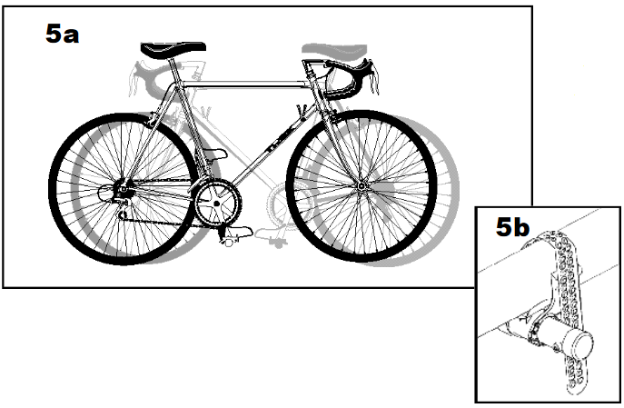 Fietsen laden en vastzetten - Stap 1