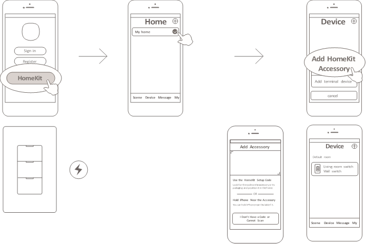 Voeg Bluetooth modus apparaat toe