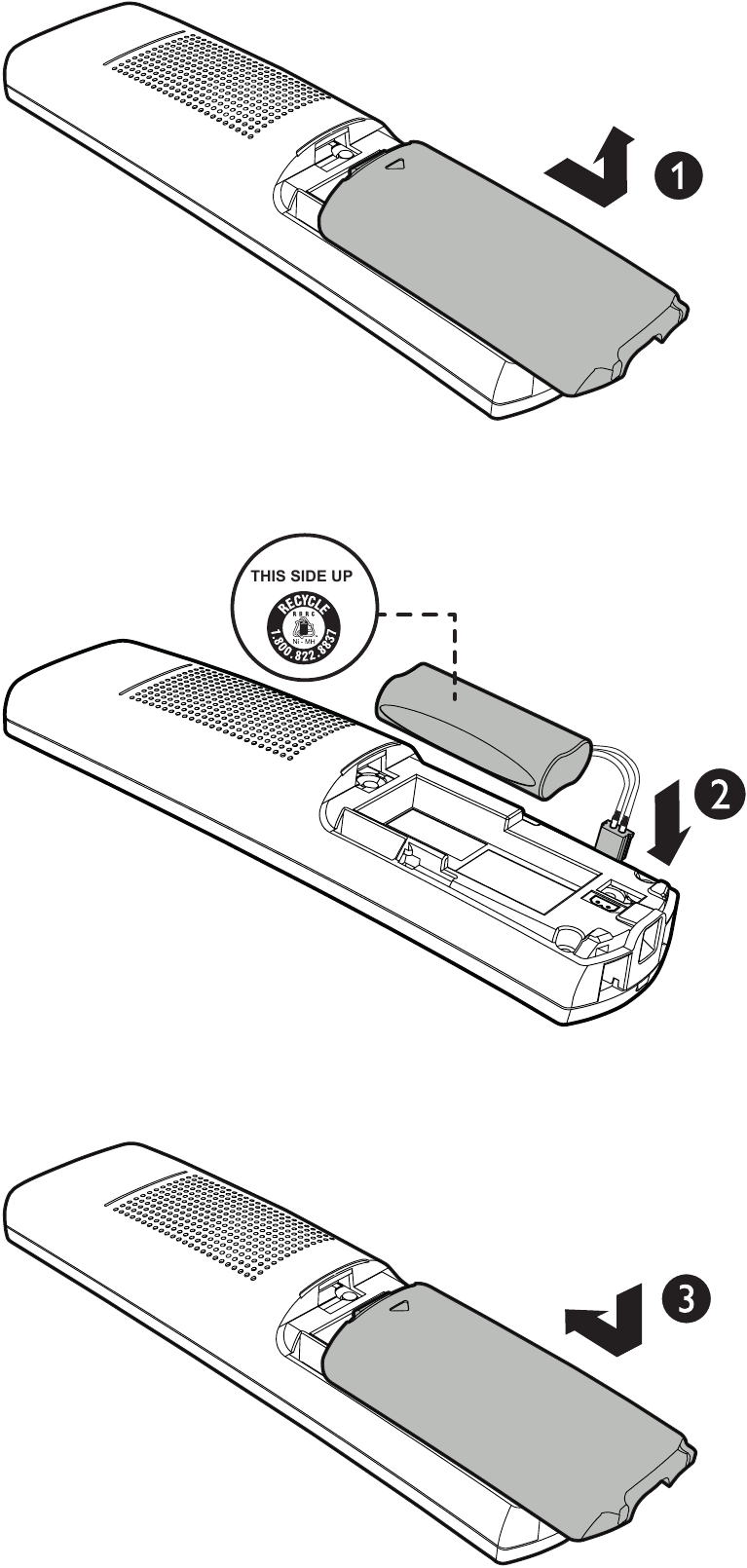 De batterij plaatsen