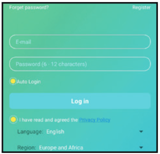 REGISTREREN IN DE APP - Stap 1