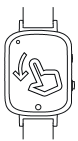 Navigatie - Swipe omlaag om toegang te krijgen tot de instellingenbalk