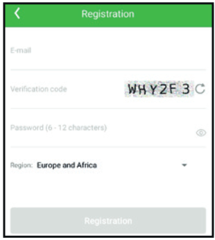 REGISTREREN IN DE APP - Stap 2