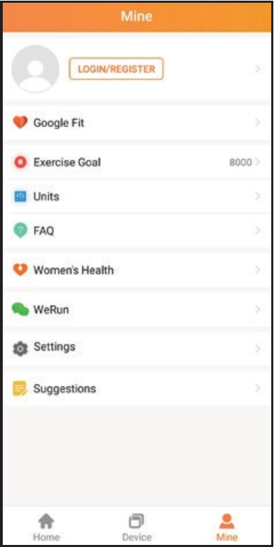 FITCLOUDPRO APP - Mijn