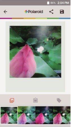 Polaroid foto's bewerken
