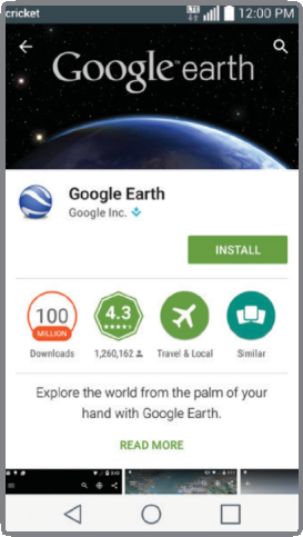 Google Play Store navigeren