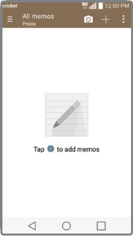 QuickMemo+ interface