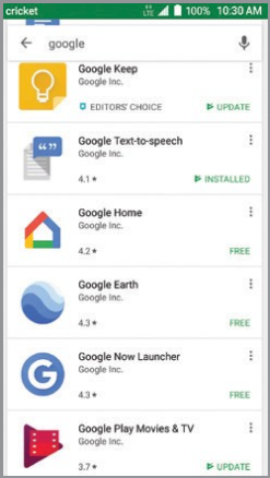Google Play-app