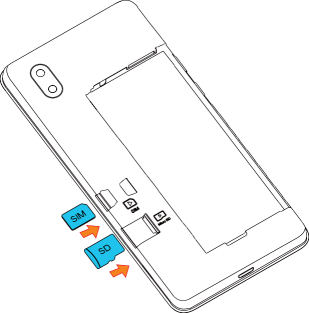 Telefooninstelling - Stap 2 - Plaats de nano-simkaart