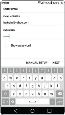 E-mail instellen