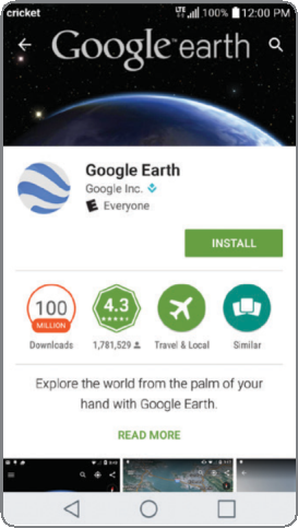 Navigeren door Google Play