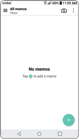 QuickMemo+ interface