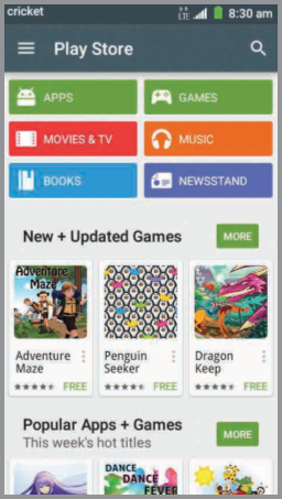 Google Play Store-pictogram op het startscherm