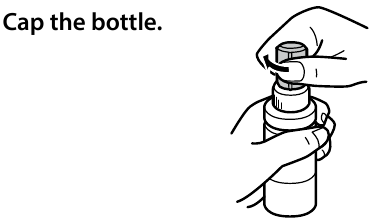 Hoe te gebruiken - Stap 8 - Dop op de fles