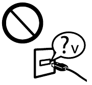 Zorg ervoor dat uw netsnoer voldoet aan de relevante lokale veiligheidsnorm.
