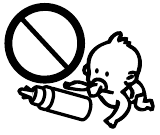 Houd inktflessen, de inkttankeenheid en het onderhoudsvak buiten bereik van kinderen en drink de inkt niet.