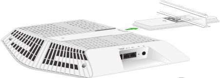 De satelliet monteren aan een verlaagd plafond - Stap 3