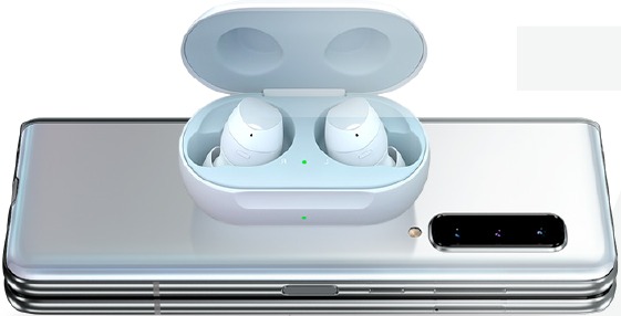 Afbeelding van een telefoon die een ander apparaat draadloos oplaadt