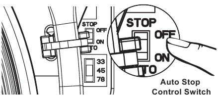 AUTO STOP CONTROL SWITCH