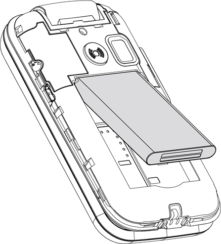 De batterij plaatsen