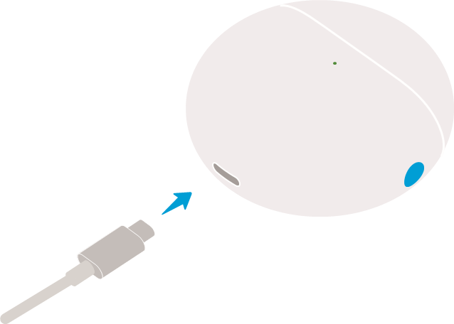 De oplaadcase opladen