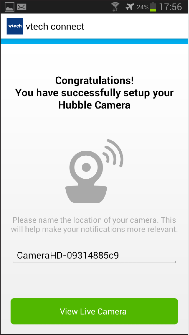 Camera toevoegen - Stap 6