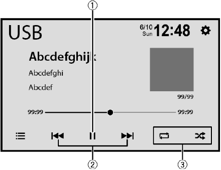 Audiobediening