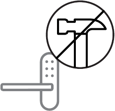 Gebruik geen kracht met een gereedschap op het product.