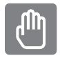 Handpalm 3 seconden aanraken
