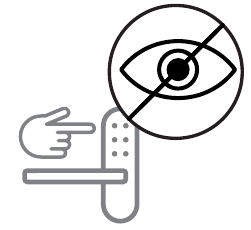 Wachtwoord kan gezien worden door anderen