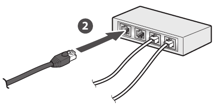 iOS - Bekabelde LAN-interface - Stap 2