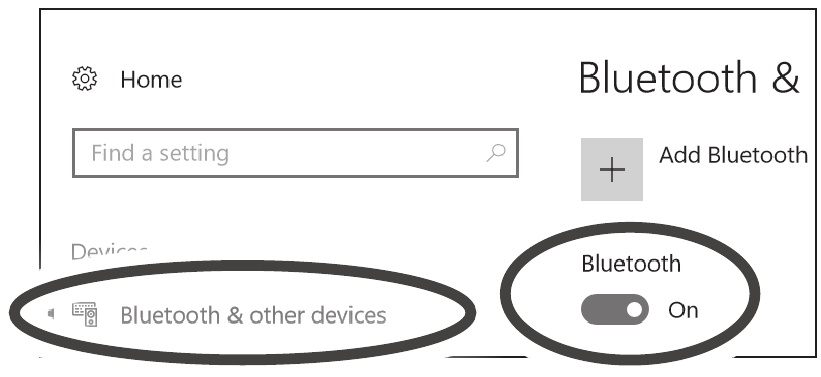 Windows - Bluetooth-interface - Stap 1