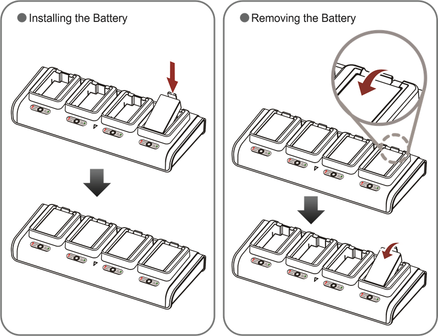 Het batterijpakket opladen