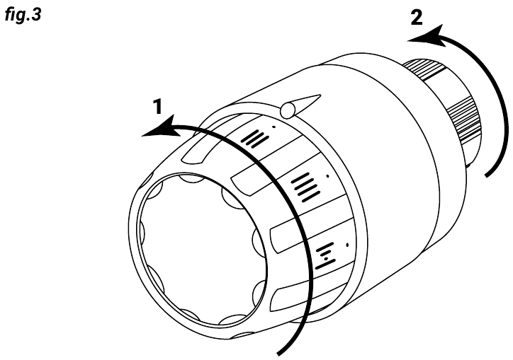Verwijder het bestaande thermostatische radiatorventiel