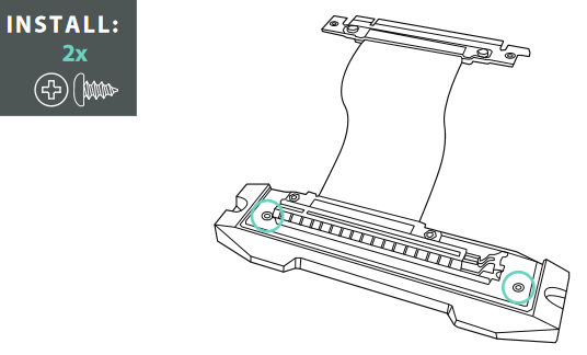 OPTIONELE UPGRADES - INSTALLEER RISER-KABEL