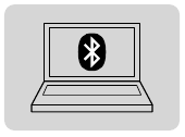 Als u een pc op het systeem aansluit, controleer dan of de audio-uitvoer van de computer is ingesteld op een Bluetooth-apparaat.