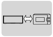 Houd het systeem uit de buurt van een magnetron, draadloos LAN, enz.
