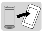 Als de smartphone zich in een hoesje bevindt, verwijder deze dan.