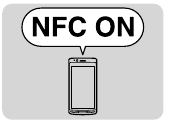 Controleer of de NFC-functie van de smartphone is ingeschakeld.