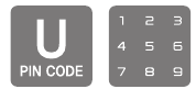Voer de valse code en gebruikerscode in