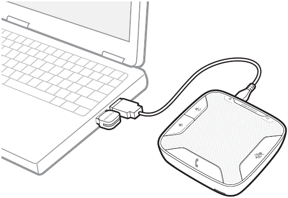 Opladen met een USB-kabel