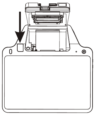 Printerpapier plaatsen - Stap 1