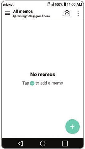 QuickMemo - Een memo maken