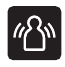 Pictogram voor beweging tijdens meting