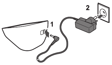 De optionele AC-adapter gebruiken