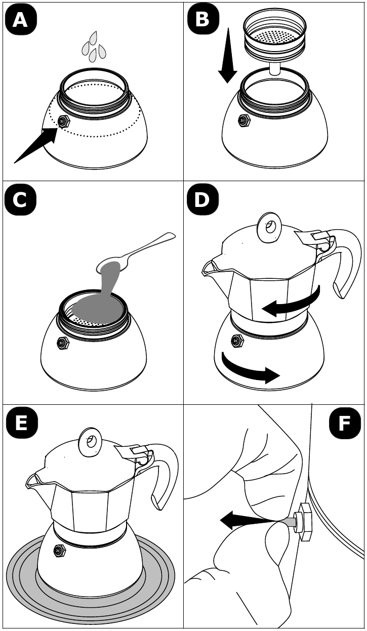 Koffie zetten - Het koffiezetapparaat gebruiken