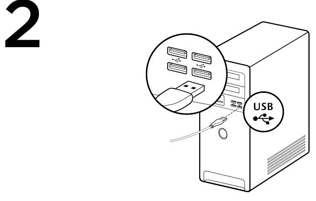 Werkwijze - Stap 2 - Steek de usb in de computer
